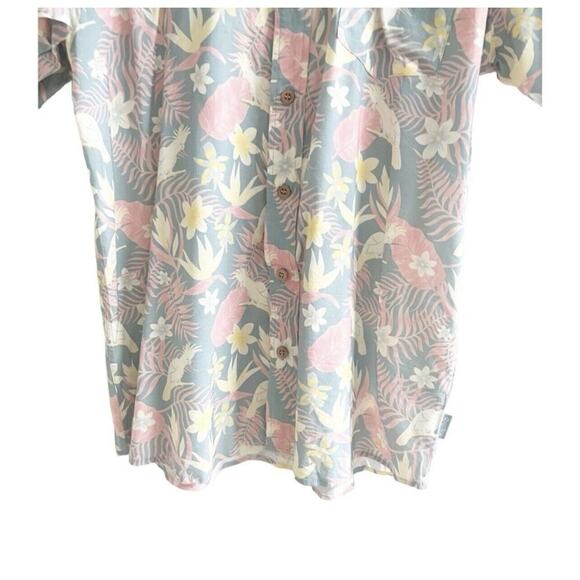 Tipsy Elves Men’s Birds In Paradise Collared Button Down Shirt Medium Preppy - Picture 5 of 11